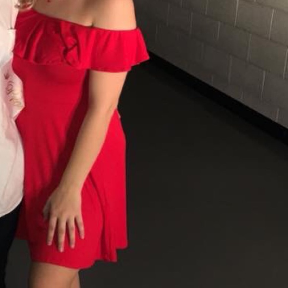 Strapless Red dress